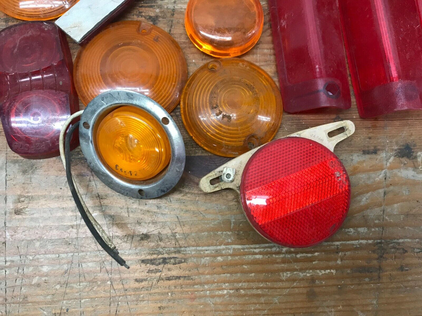 Mixed Lot of Harley Davidson Chopper Turn Signal Blinker Brake Light Lenses part
