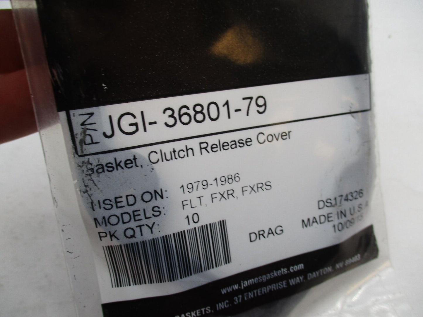Lot of 9 Harley James Gasket Clutch Release Cover Gaskets JGI-36801-79