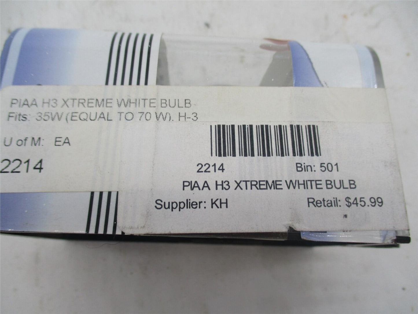 PIAA Xtreme White Powersport Motorcycle Replacement Bulb H3 - 35W = 70W 70323
