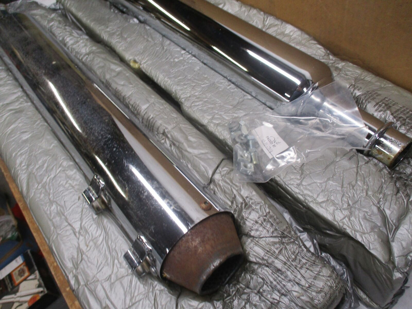 Harley Genuine Screamin Eagle NOS Exhaust Muffler Pipes '85 - 94 FLT 65114-98
