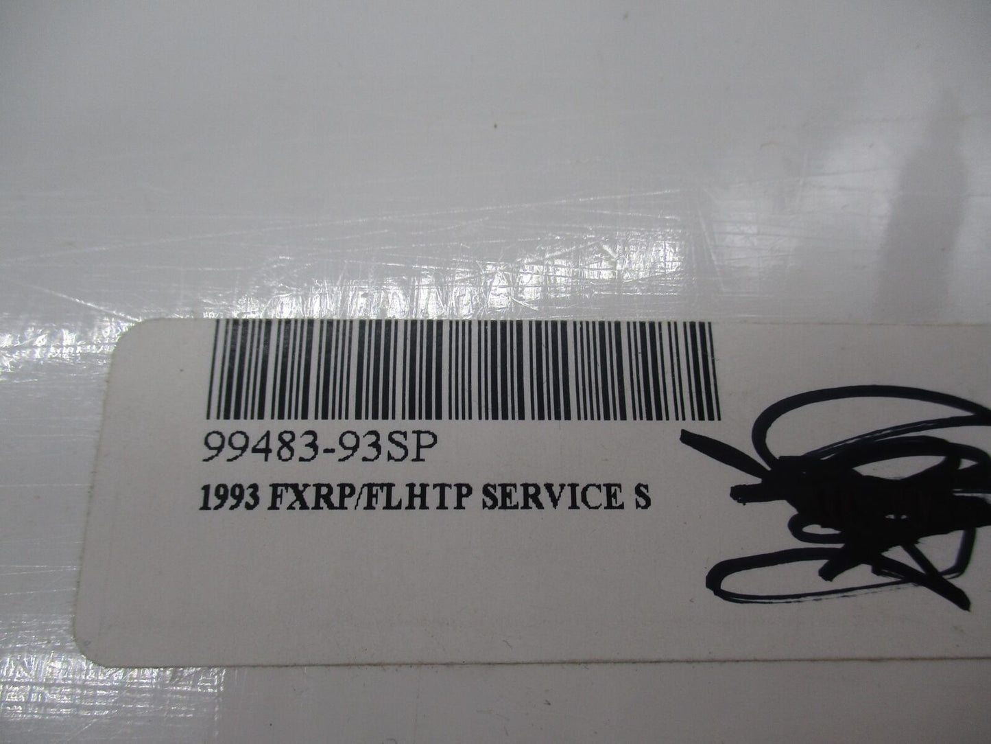 Harley Davidson FLHTP FXRP Police Service Manual Supplement 1993 99483-93SP