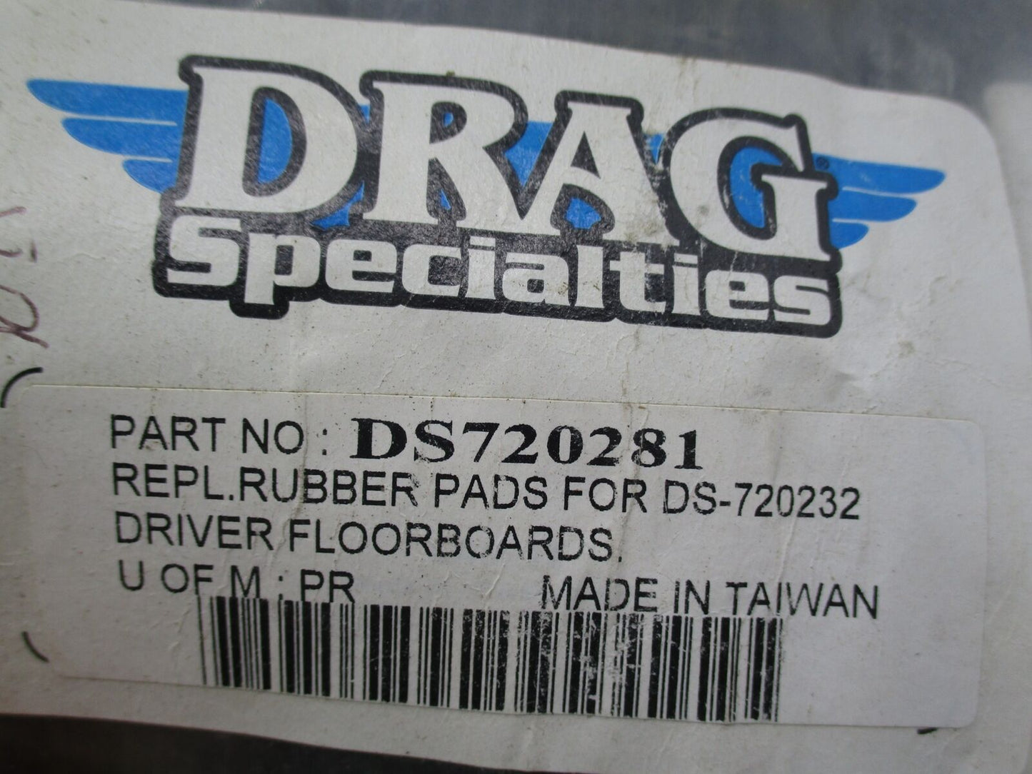 Drag Specialties Floorboard Replacement Rubber Pads DS720281