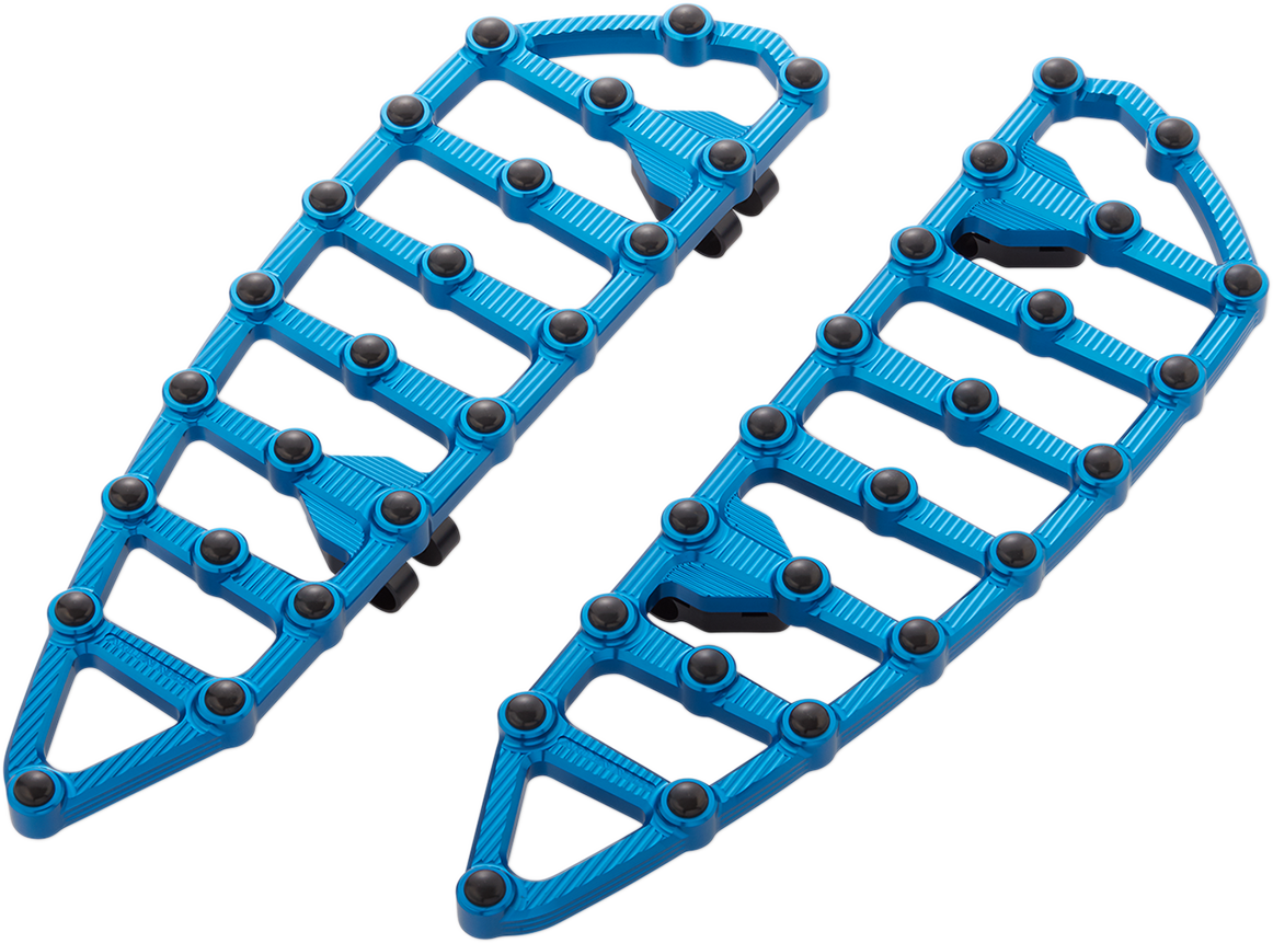 Arlen Ness MX Floorboards Blue Rider 06-892