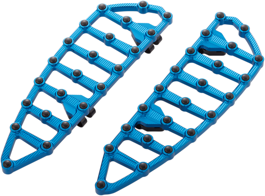 Arlen Ness MX Floorboards Blue Rider 06-892