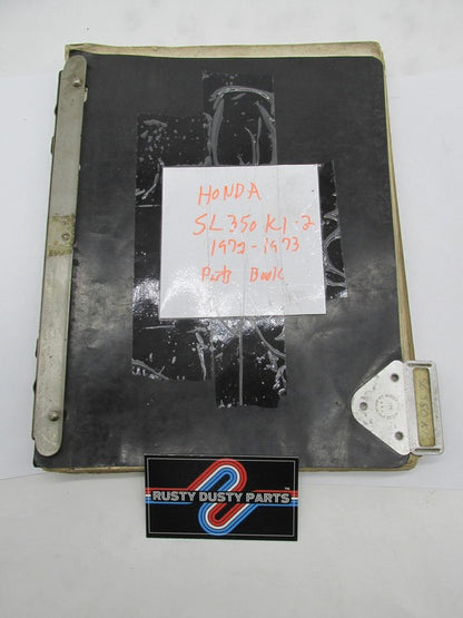 Honda Official Factory 1972 SL350 K2 Parts Catalog Manual