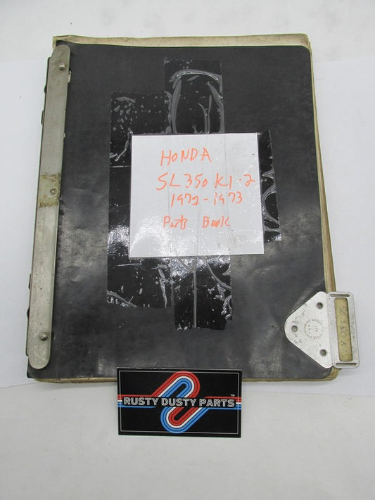 Honda Official Factory 1972 SL350 K2 Parts Catalog Manual