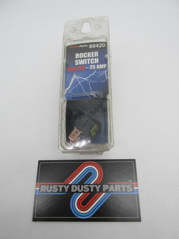 Electro Force Black 25 Amp Rocker Switch 89420