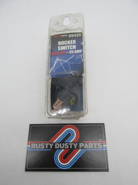 Electro Force Black 25 Amp Rocker Switch 89420