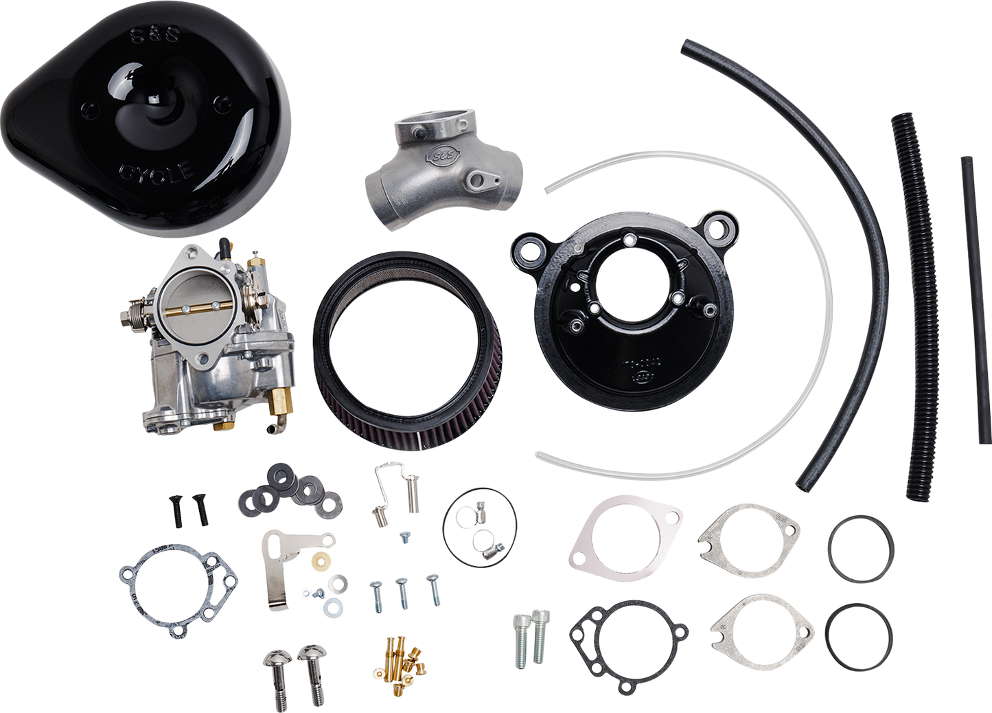 S & S Cycle Carburetor E and Stealth Air Kit 110-0146