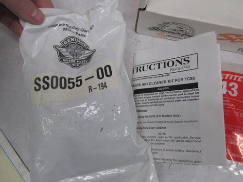 Harley Davidson Screamin Eagle Air Cleaner EFI Kit *Missing Parts* 294