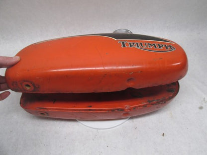 Original Paint 1971 Triumph 250 T25T Trailblazer T470 Gas Tank & Front