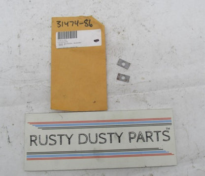 Lot of 2 Harley Davidson Genuine NOS Lockplate Plates 31474-86