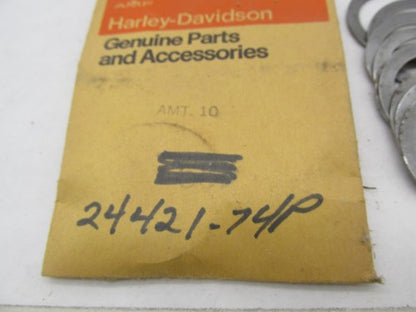 Lot of 10 Harley Genuine NOS Aermacchi Crankshaft Thrust Washers 24421