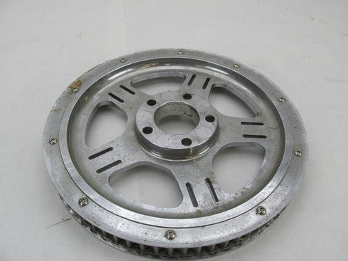 Harley Davidson Lightning Star Chrome Billet 70T Drive Belt Sprocket 1