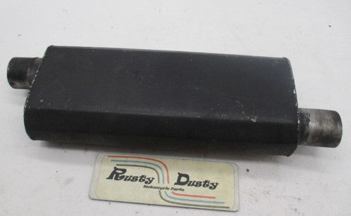 Vintage Motorcycle Enduro AHRMA Under Seat Custom Homemade Exhaust Muf