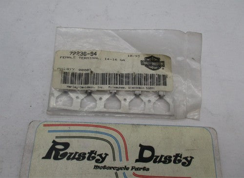 Lot of 5 Harley Davidson Genuine NOS Female Terminals 72236-94