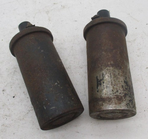 Lot of 2 Vintage Motorcycle Delco Remy Ignition Coils 12V 135