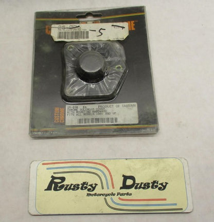 Custom Chrome Harley Davidson Chrome Solenoid Cover w/ Mounting Hardwa
