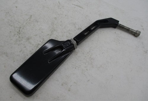 Slotted Black Custom Rectangular Right Side Rear View Custom Chopper M