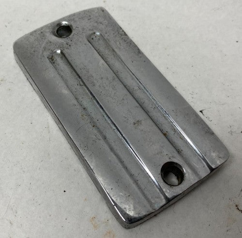 Harley Davidson Chrome Slotted Cylinder Front Brake Clutch Master Cove