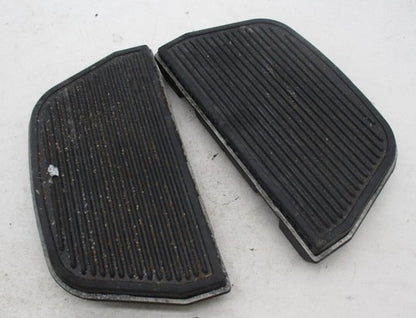 Pair of Harley Davidson Passenger Floorboards Base plates and Rubber I