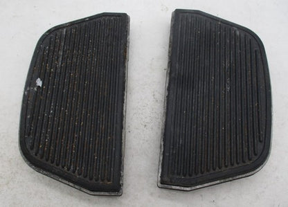Pair of Harley Davidson Passenger Floorboards Base plates and Rubber I