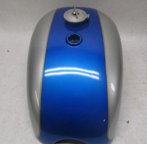 Original Repainted BSA Blue Silver Catalina Gas Fuel Tank Gold Star w/