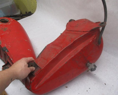 Harley Davidson Shovelhead Softail 5 Gallon Split Bob Red Gas Fuel Tan