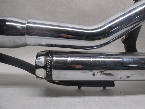 Harley Davidson Softail Rinehart Chrome Scalloped Exhaust System Assem