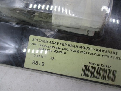 Kuryakyn NOS Kawasaki 800 1600 2000 Vulcan Splined Adapter Rear Mount