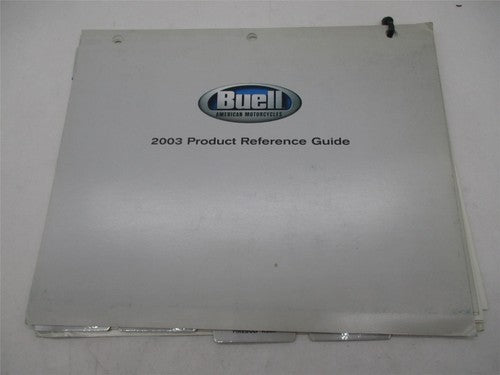 Harley Buell Genuine Dealership Sales 2003 Product Reference Guide