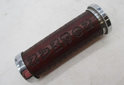 Harley Davidson Leather Waffle Weave Custom Wrapped Grip w/ "Norman" i