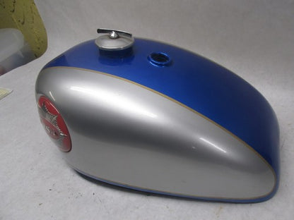 Original Repainted BSA Blue Silver Catalina Gas Fuel Tank Gold Star w/