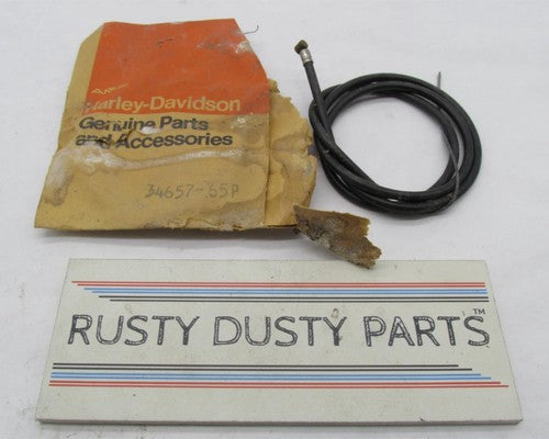 Harley Genuine NOS Aermacchi M-50 '65-'66 Shifter Cable & Coil 34657-6