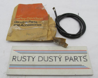 Harley Genuine NOS Aermacchi M-50 '65-'66 Shifter Cable & Coil 34657-6
