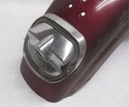 Harley Davidson Genuine Shovelhead Maroon 7" Rear Fender w/ Guide 97 L