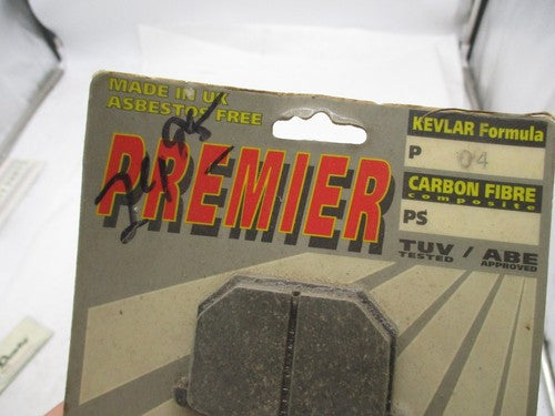 Premier NOS Motorcycle Performance Brake Pads Pad Set P04 77-79 CBX105