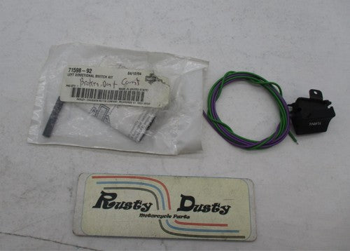 Harley Genuine  Left Turn Signal Directional Switch Kit 71598-92 PARTS