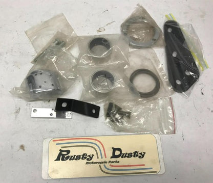 Large Lot of Harley Custom Parts New Brackets Hardware