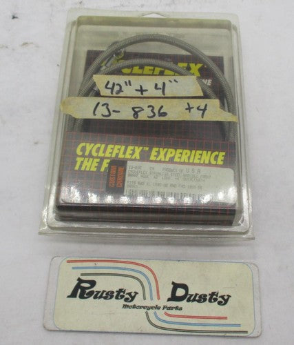 Harley 883 XL FXD Cycleflex Stainless Steel Braided Front Brake Hose 4