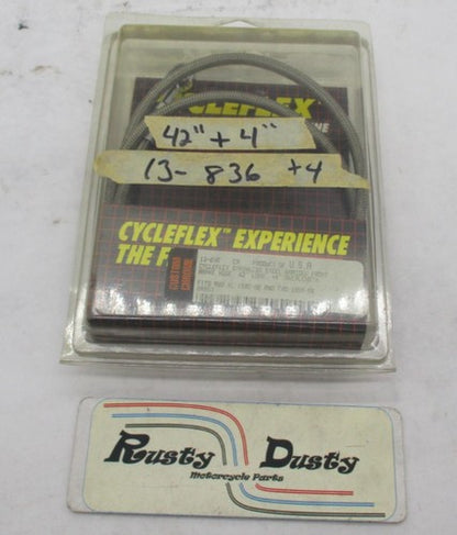 Harley 883 XL FXD Cycleflex Stainless Steel Braided Front Brake Hose 4