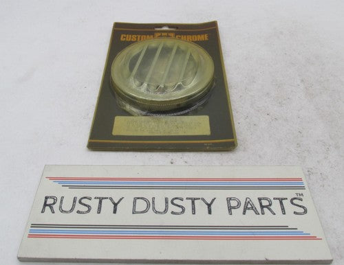 Harley Custom Chrome Knurled Speedometer or Tachometer Speedo Tach Gri
