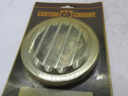 Harley Custom Chrome Knurled Speedometer or Tachometer Speedo Tach Gri