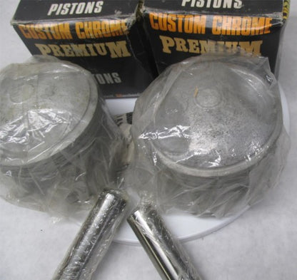 Pair of Harley Davidson Custom Chrome .040 Pistons 56-089