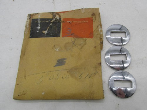 Lot of 3 Harley-Davidson Genuine NOS Aermacchi Footrest Plates 50805-6