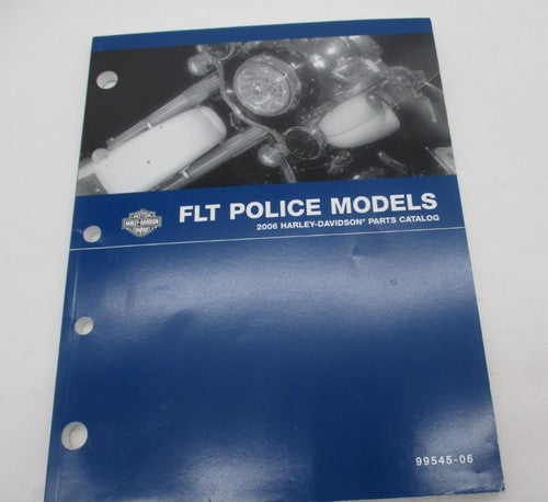 Harley Davidson Official Factory 2006 FLT Police Models Parts Catalog
