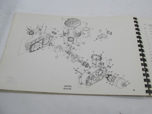 Bultaco Original Factory 1971 Sherpa T Parts List Catalog Book 80.32-1
