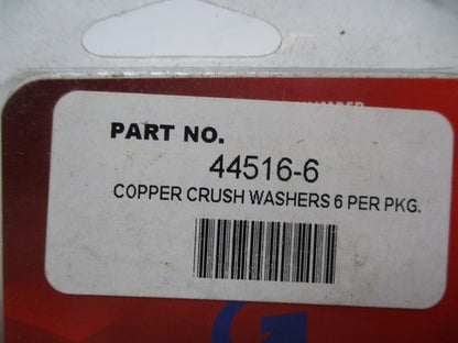 Lot of 2 Goodridge Brake Line Copper Crush Washers 44516-6