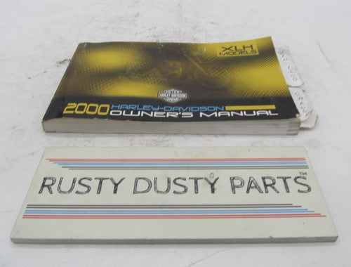 Harley-Davidson Official Factory 2000 XLH Owner's Manual Book 99468-00A