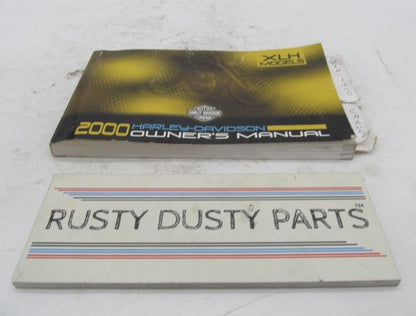 Harley-Davidson Official Factory 2000 XLH Owner's Manual Book 99468-00A